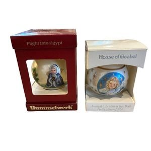 VTG Goebel MJ HUMMEL Peace On Earth Christmas Ornament & House Of Goebel‎ 1979
